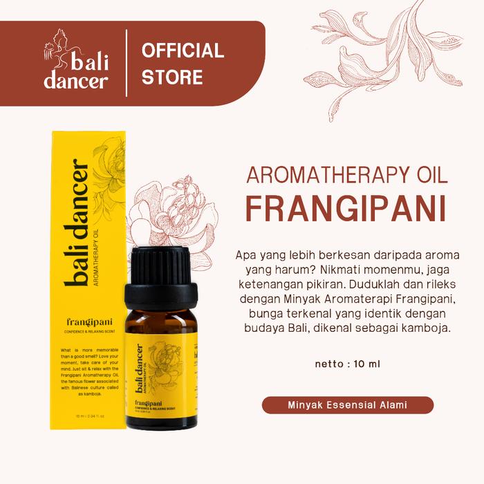 BALI DANCER AROMATHERAPY OIL FRANGIPANI 10ML - AlokaStore